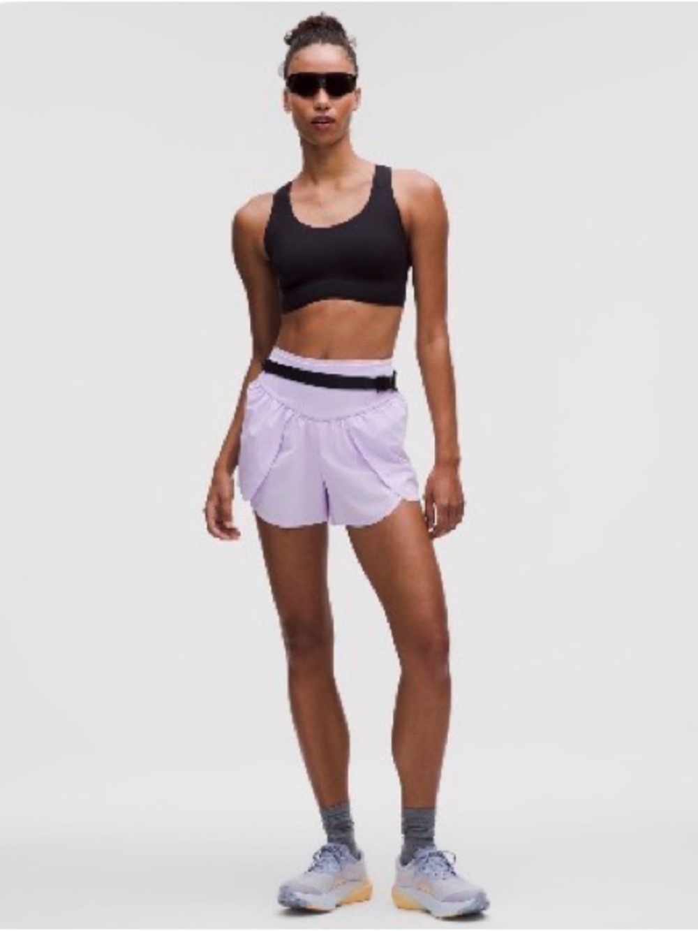 lululemon athletica Lavender Split-Hem Running Shorts